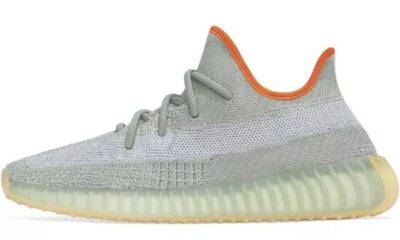 20210608170735603 400x240 - 阿迪达斯 adidas originals Yeezy Boost 350 V2 Desert Sage 灰橙 侧透满天星 跑步鞋 FX9035