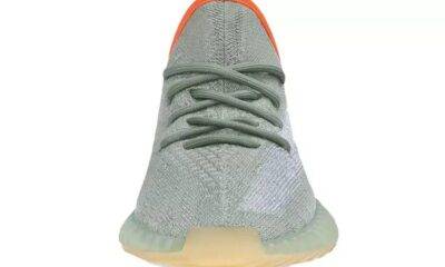 20210608170735932 400x240 - 阿迪达斯 adidas originals Yeezy Boost 350 V2 Desert Sage 灰橙 侧透满天星 跑步鞋 FX9035