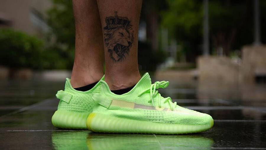 阿迪达斯 adidas Yeezy Boost 350 V2 Glow 深绿色 EG5293