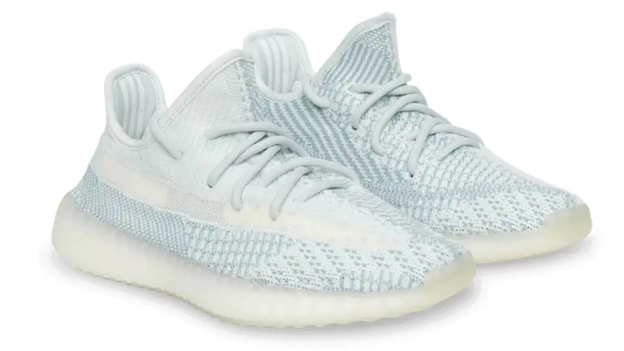 阿迪达斯 Adidas Yeezy Boost 350 V2 Cloud White 云白 冰蓝 FW3042