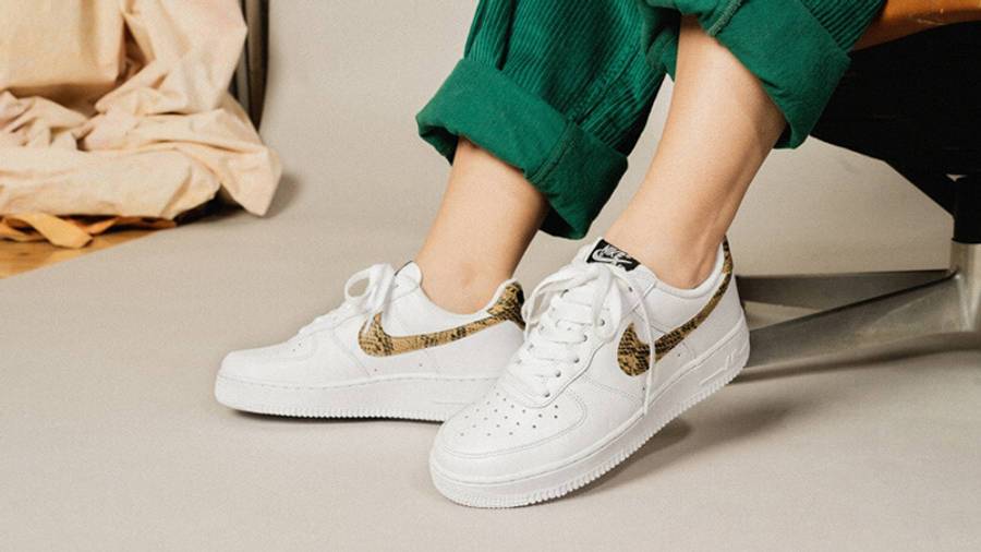 耐克 Nike Air Force 1 Low PRM Ivory Snake 空军一号低帮 AO1635-100