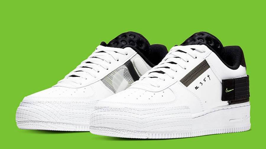 耐克 Nike Air Force 1 Type White Black 空军一号低帮运动板鞋 AT7859-101