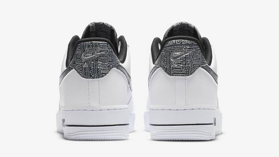 耐克 Nike Air Force 1 Low White Geometric 空军一号 全白刺绣 碎花 CZ7933-100