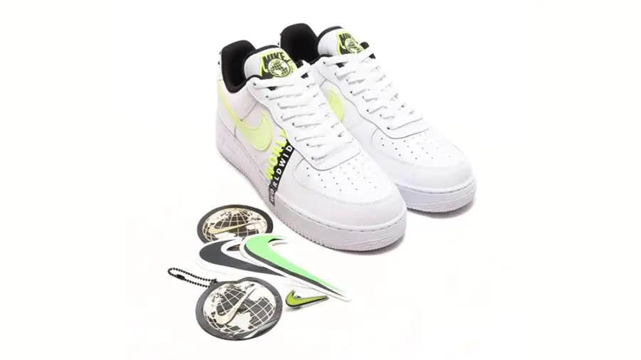 耐克 Nike Air Force 1 Worldwide White Volt 空军一号 换勾 篮球之星 CK6924-101