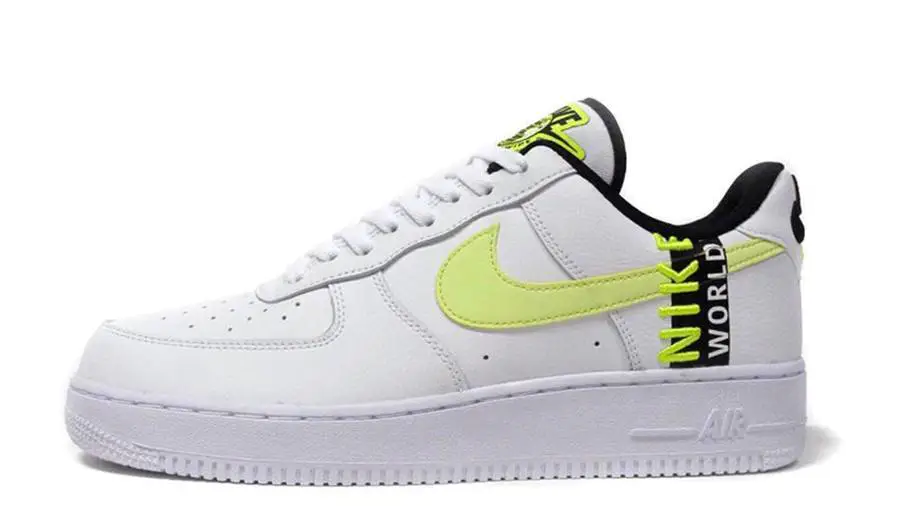 耐克 Nike Air Force 1 Worldwide White Volt 空军一号 换勾 篮球之星 CK6924-101