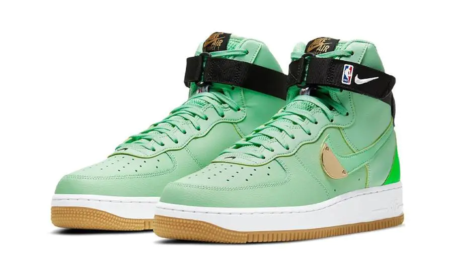 耐克 NBA x Nike Air Force 1 High Green 空军一号 高帮 绿色 CT2306-300