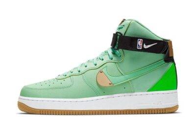 20210609065811785 400x240 - 耐克 NBA x Nike Air Force 1 High Green 空军一号 高帮 绿色 CT2306-300