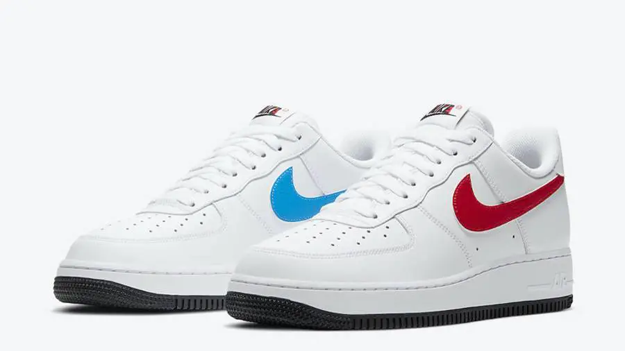 耐克 Nike Air Force 1 07 Alternate Swoosh University Red Photo Blue 空军一号 红蓝鸳鸯 CT2816-100