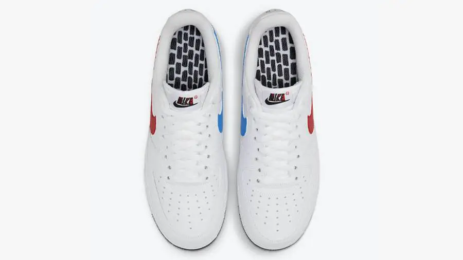 耐克 Nike Air Force 1 07 Alternate Swoosh University Red Photo Blue 空军一号 红蓝鸳鸯 CT2816-100