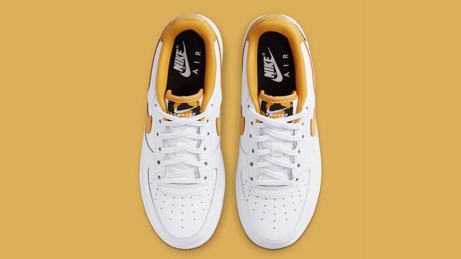 耐克 Nike Air Force 1 Low Dual Swoosh White Wheat 空军一号 白黄双钩 DH2947-100