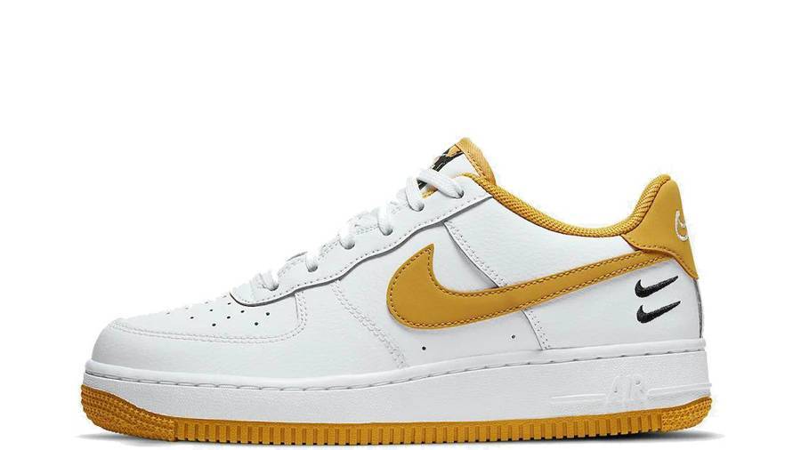 耐克 Nike Air Force 1 Low Dual Swoosh White Wheat 空军一号 白黄双钩 DH2947-100