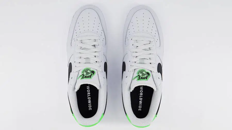 耐克 Nike Air Force 1 07 Worldwide Pure Platinum Green Strike 空军一号低帮运动板鞋 CK7648-002