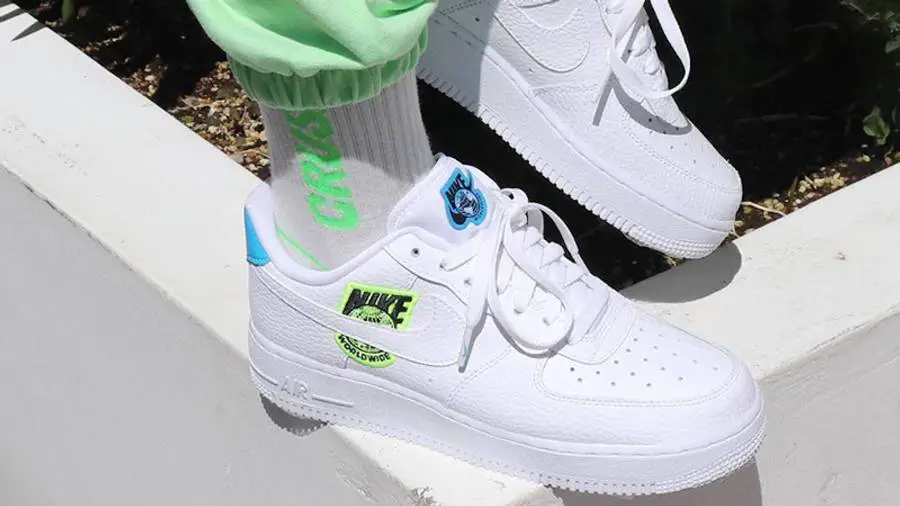 运动板鞋, 空军一号, 板鞋, Volt, Nike Air Force 1, Air Force 1 - 耐克 Nike Air Force 1 07 SE White Volt 空军一号低帮运动板鞋 CT1414-101