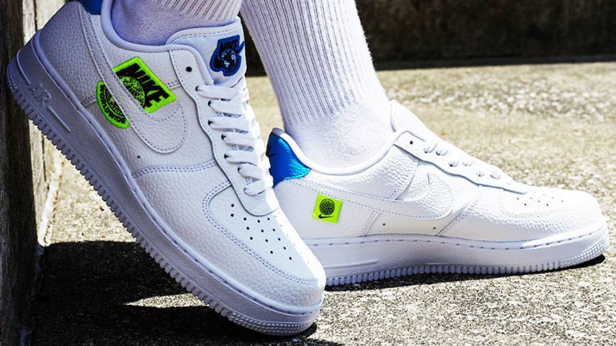 运动板鞋, 空军一号, 板鞋, Volt, Nike Air Force 1, Air Force 1 - 耐克 Nike Air Force 1 07 SE White Volt 空军一号低帮运动板鞋 CT1414-101