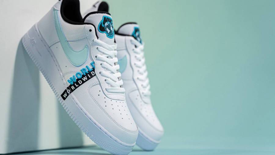 空军一号, Nike Air Force 1, Air Force 1 - 耐克 Nike Air Force 1 07 LV8 Worldwide Glacier Blue 空军一号 白蓝 CK6924-100