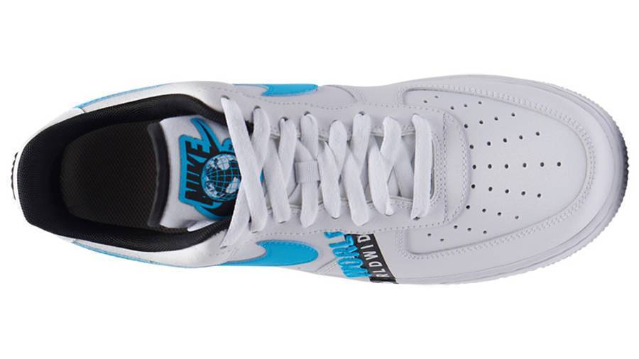 耐克 Nike Air Force 1 07 LV8 Worldwide Glacier Blue 空军一号 白蓝 CK6924-100