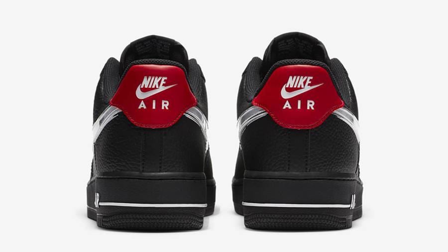 耐克 Nike Air Force 1 07 LV8 Brushstroke Swoosh 空军一号 黑色 DA4657-001