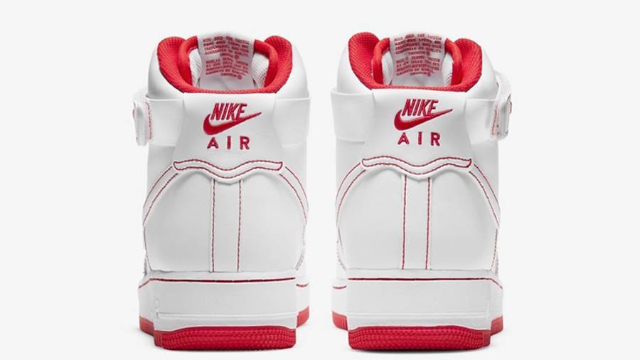 耐克 Nike Air Force 1 High White Red 缝线 洛克公园 高帮 CV1753-100