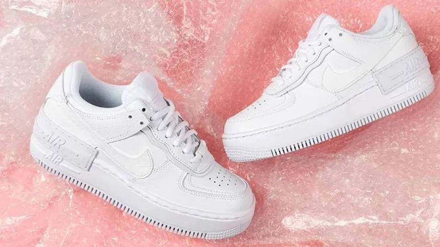 运动鞋, 空军一号, 服装, Nike Air Force 1 Low, Nike Air Force 1, Air Force 1 Low, Air Force 1 - 耐克 Nike Air Force 1 Low Shadow 空军一号 白色 CI0919-100