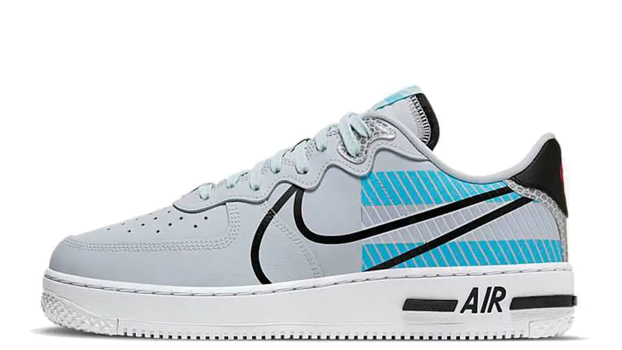 耐克 3M x Nike Air Force 1 React Pure Platinum Blue 空军一号 机能 灰蓝 CT3316-001