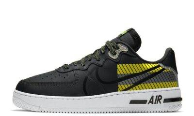 20210609094430665 400x240 - 耐克 3M x Nike Air Force 1 React D/MS/X Black Volt 空军一号 3M CT3316-003
