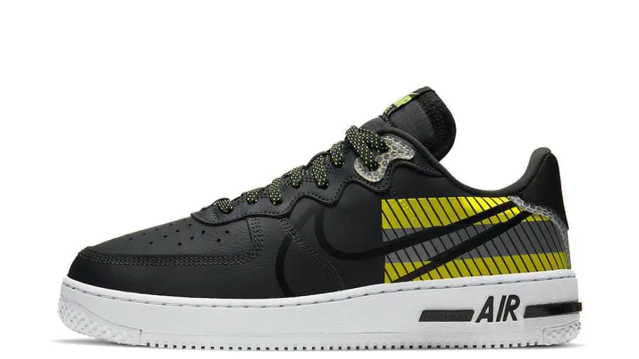 耐克 3M x Nike Air Force 1 React D/MS/X Black Volt 空军一号 3M CT3316-003