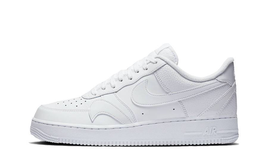 耐克 Nike Air Force 1 07 LV8 Misplaced Swooshes White 空军一号 白色 错位 倒钩 CK7214-100