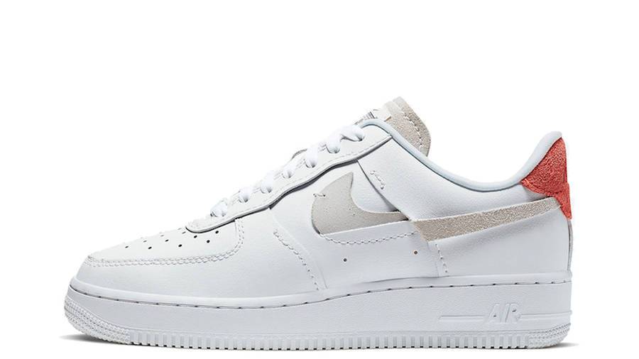 耐克 Nike Air Force 1 LX Vandalised White 空军一号 错位 断钩 解构 898889-103