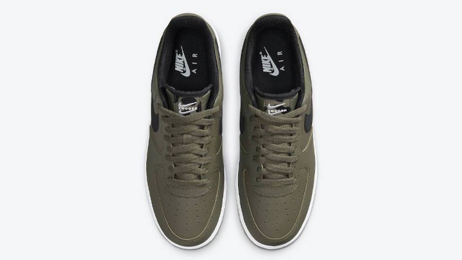 耐克 Nike Air Force 1 Low Double Swoosh Olive Black 空军一号 橄榄黑 CT2300-300