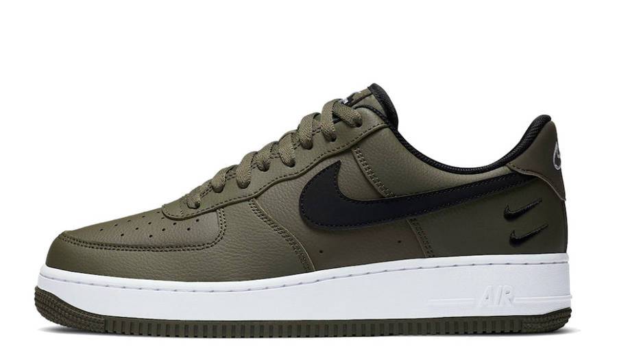 耐克 Nike Air Force 1 Low Double Swoosh Olive Black 空军一号 橄榄黑 CT2300-300