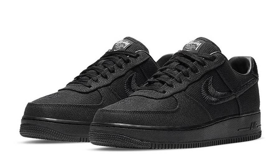 耐克 Stussy x Nike Air Force 1 Black 空军一号 斯图西联名 CZ9084-001