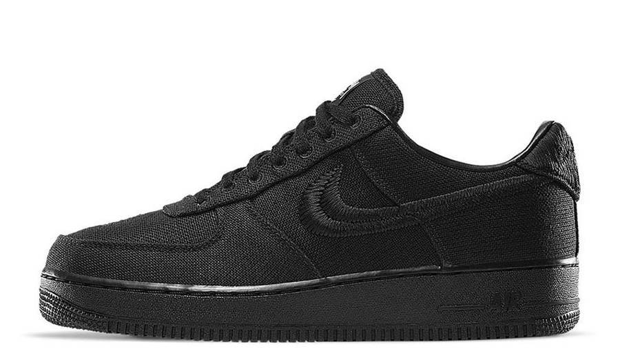 耐克 Stussy x Nike Air Force 1 Black 空军一号 斯图西联名 CZ9084-001