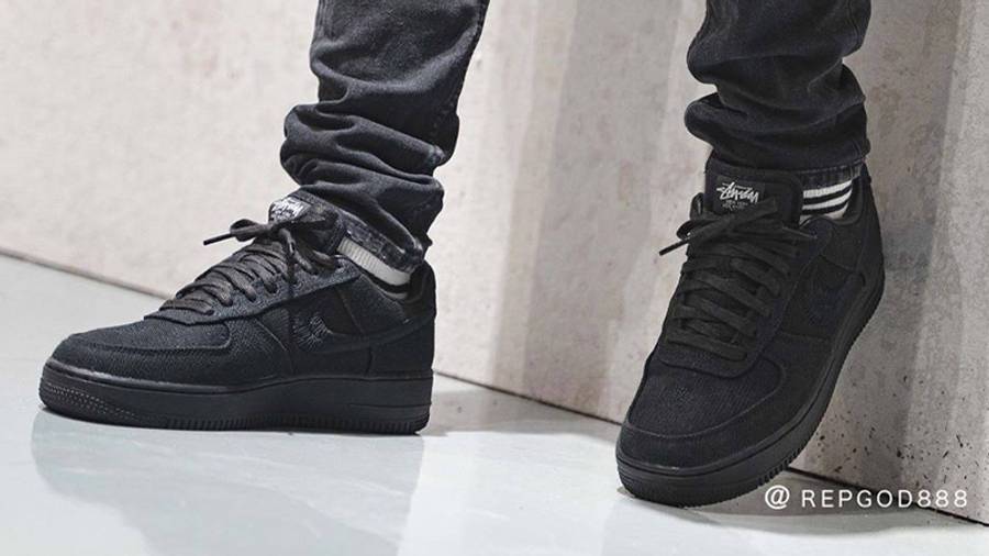 空军一号, Nike Air Force 1, Air Force 1 - 耐克 Stussy x Nike Air Force 1 Black 空军一号 斯图西联名 CZ9084-001