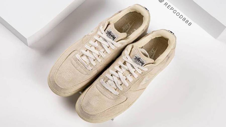 耐克 Stussy x Nike Air Force 1 Fossil Stone 空军一号 斯图西联名 CZ9084-200