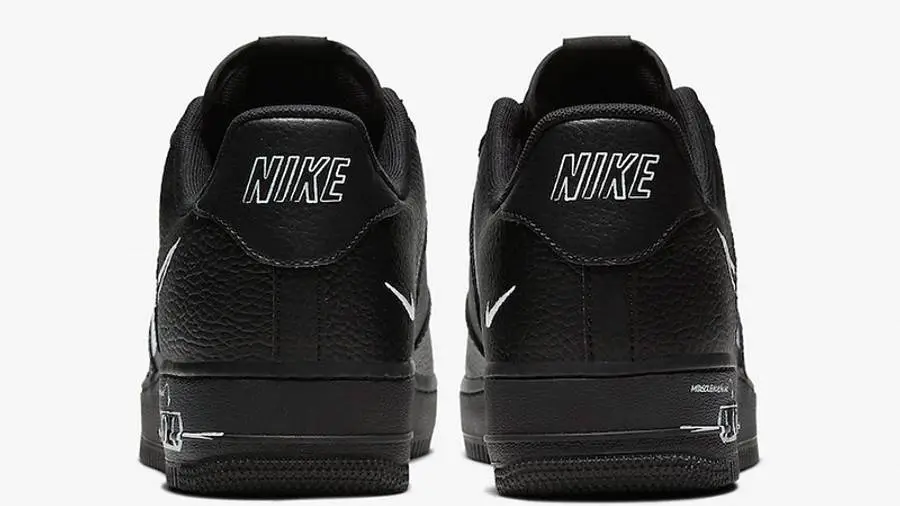 耐克 Nike Air Force 1 Low Sketch 空军一号 涂鸦 黑色 CW7581-001