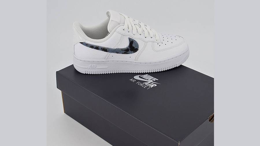 耐克 Nike Air Force 1 LV8 Snake White Navy 空军一号 蛇纹/海军蓝 CW7567-100