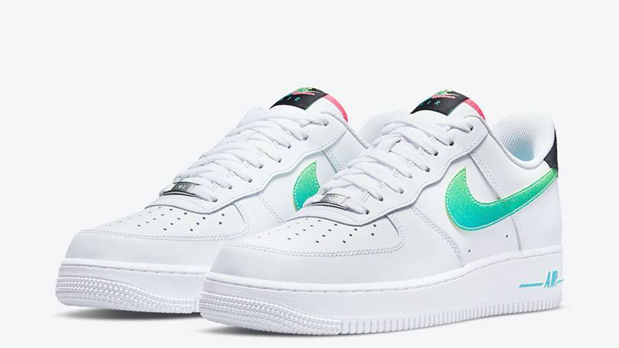 耐克 Nike Air Force 1 Low 空军一号 白绿粉红 DJ5148-100