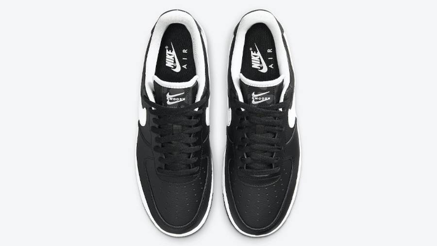 耐克 Nike Air Force 1 Low Double Swoosh Black White 空军一号 黑白 双钩 CT2300-001