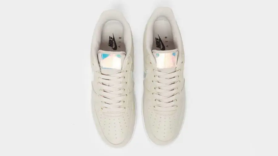 耐克 Nike Air Force 1 Iridescent Pixel Desert Sand 空军一号 彩虹像素 米白 CV1699-001