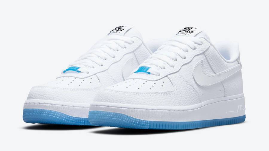 耐克 Nike Air Force 1 Low UV White University Blue 空军一号 白蓝 DA8301-101