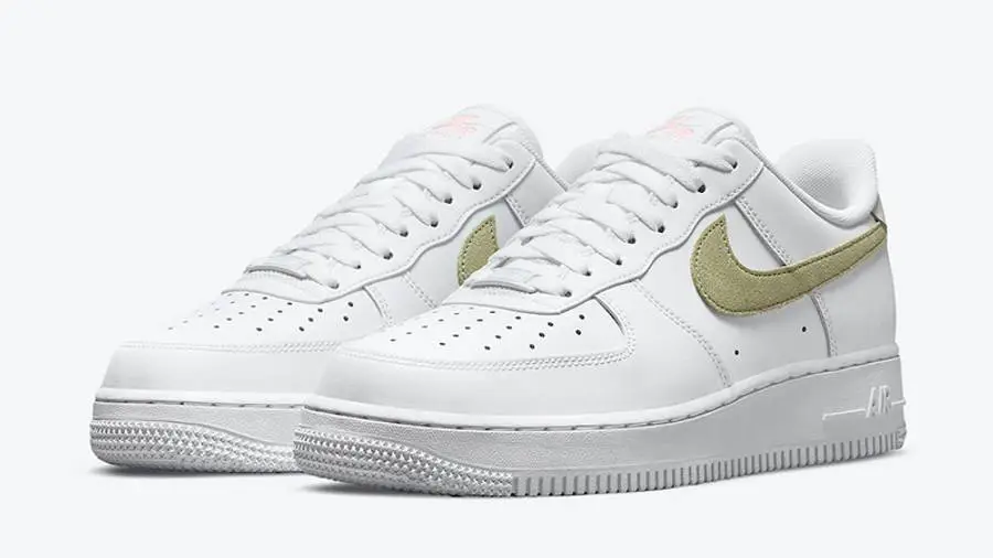 耐克 Nike Air Force 1 Low White Olive Pink 空军一号 白橄榄粉 DM2876-100