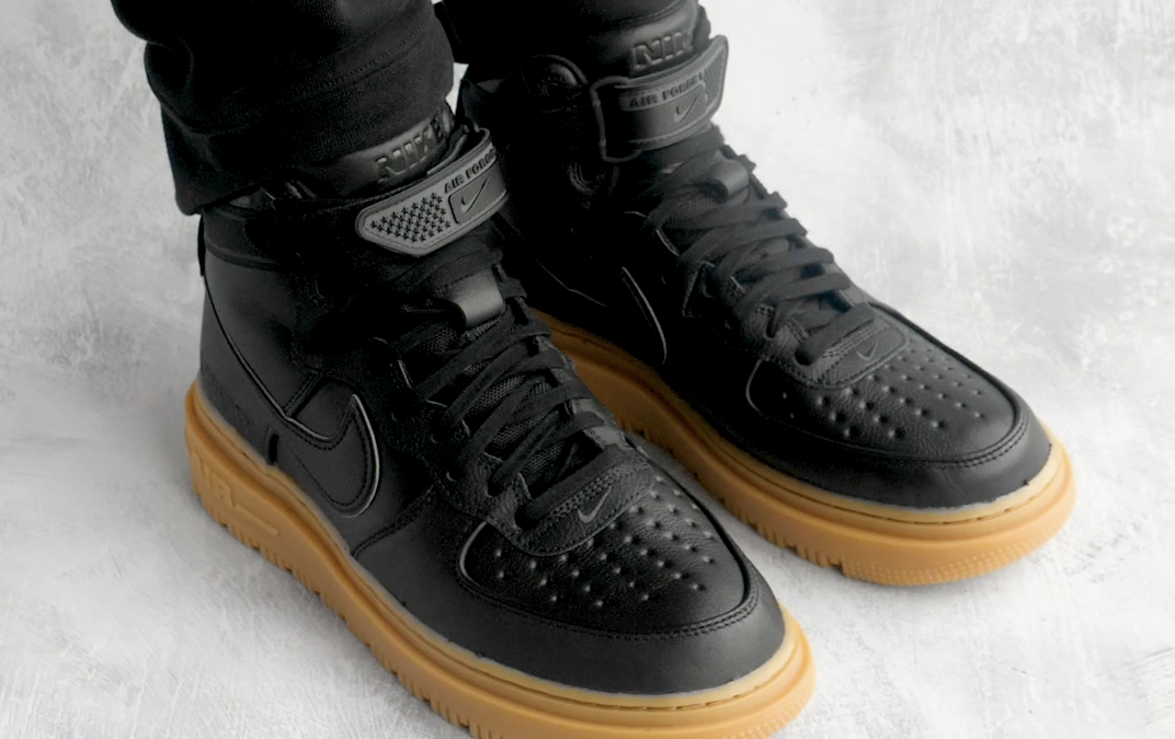 空军一号, Nike Air Force 1 High, Nike Air Force 1, Air Force 1 - 耐克 Nike Air Force 1 High Gore-Tex Boot Black Gum 空军一号 高帮 靴子 黑色 CT2815-001