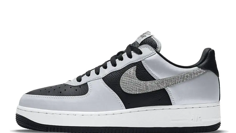 耐克 Nike Air Force 1 Low B Co.JP 3M Snake 空军一号 浅灰/黑 DJ6033-001