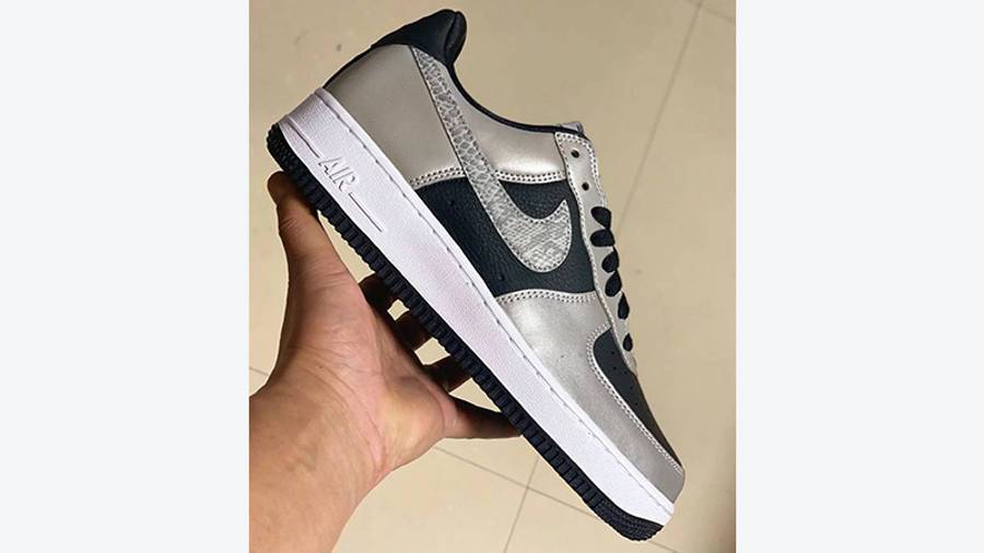 Nike Air Force 1 Low, Nike Air Force 1, Air Force 1 Low, Air Force 1 - 耐克 Nike Air Force 1 Low B Co.JP 3M Snake 空军一号 浅灰/黑 DJ6033-001