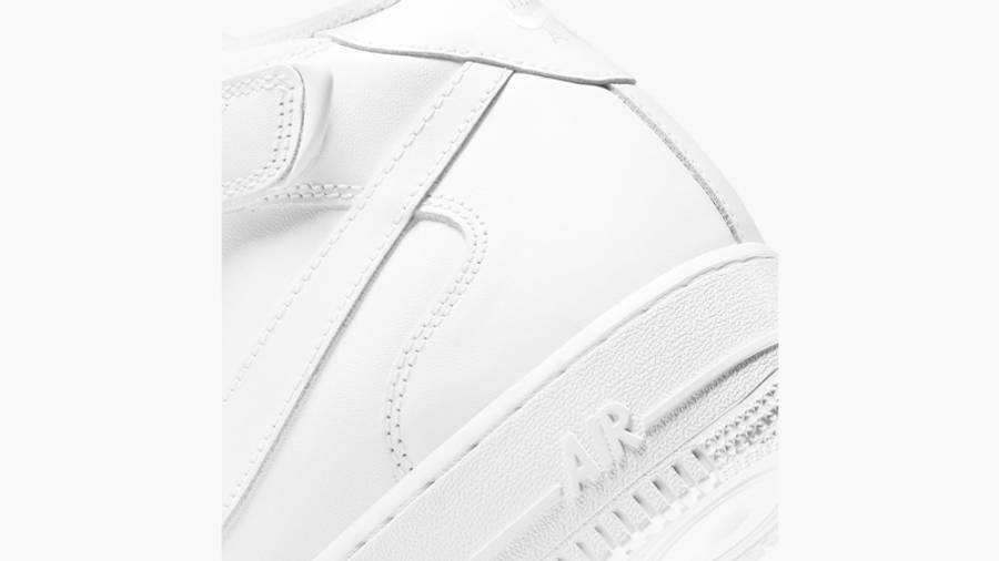 耐克 nike Air Force 1 Mid 07 Triple White 空军一号 经典全白 高帮 CW2289-111