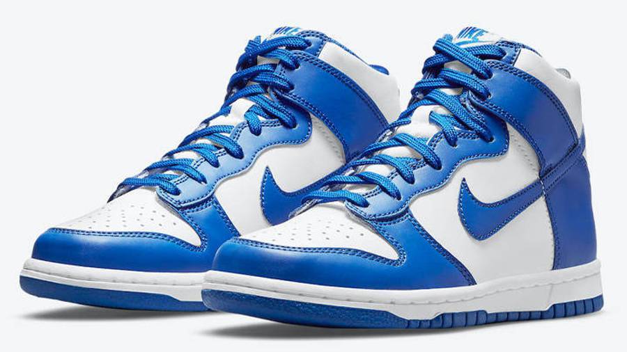 耐克 Nike Dunk High Game Royal 白蓝 高帮 运动板鞋 DD1399-102