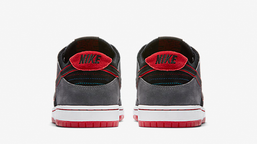 耐克 Nike SB Dunk Low Pro Ishod Wair 灰色/红 895969-006