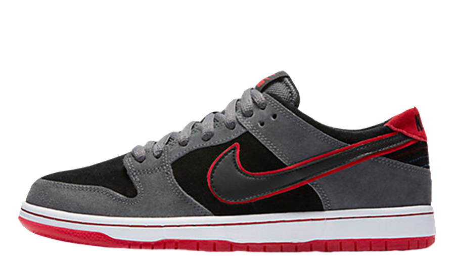 耐克 Nike SB Dunk Low Pro Ishod Wair 灰色/红 895969-006