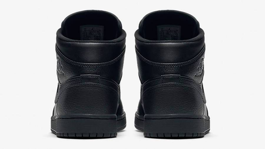 乔丹 Air Jordan 1 Mid Triple Black AJ1 中帮 全黑 554724-091