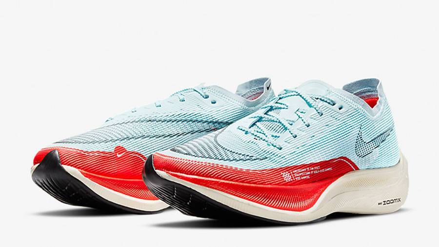 耐克 Nike ZoomX VaporFly NEXT% 2 Ice Blue 红蓝 冰蓝 CU4111-400